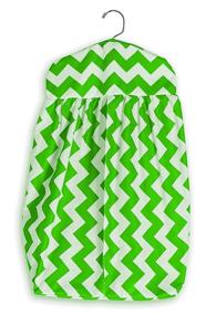 img 4 attached to Bedding Chevron Diaper Stacker Green