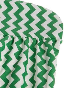 img 2 attached to Bedding Chevron Diaper Stacker Green