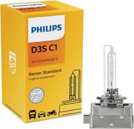 💡 upgrade your vehicle's lighting with philips 42302c1 d3s standard xenon hid headlight bulb, 1 pack logo