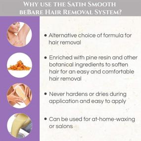 img 2 attached to Satin Smooth Bebare Hair Removal System 16 oz.: Silky Smooth Results Guaranteed!