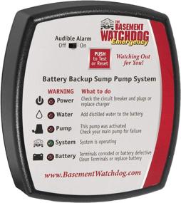 img 2 attached to 💧 The Basement Watchdog BWE 2,000 GPH Emergency Battery Backup Sump Pump System: Reliable Protection at 0 ft. and 10 ft.