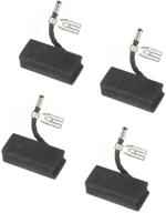 🔧 4-pack replacement brushes for dwp611 dwp611k 450 router - replacing a27343 motor part logo