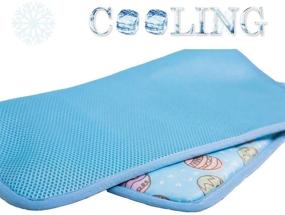 img 1 attached to 🐶 SEIS Dog Ice Pad Ice Silk Cats Kennel Mat Pet Cooling Pad Summer Cool Bamboo Mat Breathable Pad" - Optimized Product Name: "SEIS Cooling Pad for Dogs and Cats - Ice Silk Kennel Mat, Bamboo Summer Cool Mat - Breathable & Refreshing