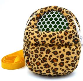 img 4 attached to 🐾 Small Animal Portable Outgoing Travel Bag - Hamster Carrier Bag for Dwarf Hamster, Guinea Pig, Hedgehog, Mouse, Rat