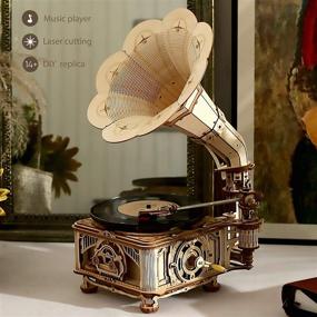 img 3 attached to ROKR Wooden Puzzle Retro Gramophone