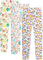 🩲 liujoy girls' leggings - athletic pants for girls | girls' clothing leggings logo