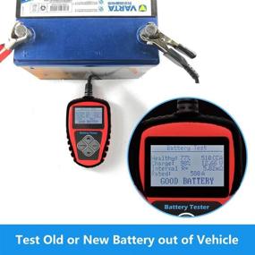 img 1 attached to 🔋 Roadi 3-in-1 Auto Battery Tester: Upgraded Version with Accurate Testing for 12V Vehicles, Comprehensive User Manual, and Protective Case