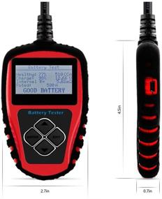 img 3 attached to 🔋 Roadi 3-in-1 Auto Battery Tester: Upgraded Version with Accurate Testing for 12V Vehicles, Comprehensive User Manual, and Protective Case