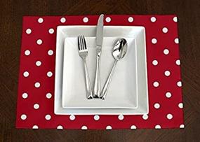 img 4 attached to 🍽️ Enhance your Table Setting with LuxeHome Modern Contemporary Placemat Topper