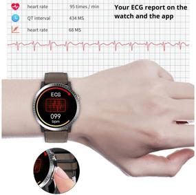img 3 attached to 📱 SPOREX SG5: Advanced Health Focused Smartwatch for Android and iPhone - Heart Rate, Blood Pressure, and Blood Oxygen Monitor - Waterproof and Fitness Tracker - Suitable for Men and Women