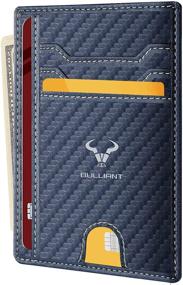 img 4 attached to 💼 Genuine Men's Accessories in Wallets, Card Cases & Money Organizers - Bulliant Minimalist Gift Boxed