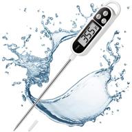 🌡️ aiktryee digital instant read meat thermometer: perfect for kitchen, cooking, food, candy, oil, deep fry, bbq, grill, and smoker logo