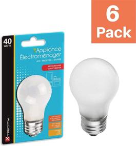 img 3 attached to Frosted Incandescent Appliance Bulb with Medium Lumens - Efficient and Versatile Lighting Solution