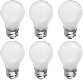 img 4 attached to Frosted Incandescent Appliance Bulb with Medium Lumens - Efficient and Versatile Lighting Solution