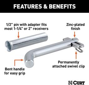 img 2 attached to Curt 21561 Swivel Hitch Adapter