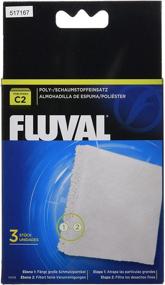 img 2 attached to Fluval C2 Replacement Poly Foam Pad - 3-Pack