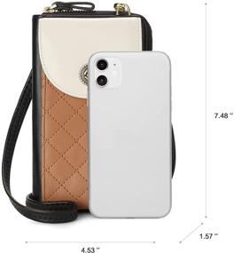 img 2 attached to BROMEN Crossbody Leather Cellphone Shoulder Women's Handbags & Wallets and Crossbody Bags