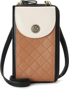 img 4 attached to BROMEN Crossbody Leather Cellphone Shoulder Women's Handbags & Wallets and Crossbody Bags