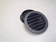 🌀 maurice franklin 3-inch round plastic vent - black - pack of 4 logo