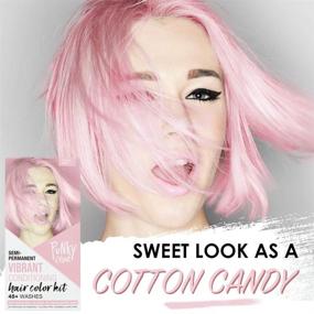 img 3 attached to 🌈 Набор для волос Cotton Candy Punky Colour Box Kit - Не повреждающая краска для волос после осветления, для блондинок или с мелированием | Веган, без ППД и парабенов | Ухаживает и преображает для яркого цвета волос | Стойкий до 35 моек