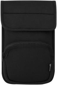 img 4 attached to 🎒 Case Star Wireless Keyboard Sleeve Travel Case Pouch for Small Size Wireless Keyboards (11x7 Inches): Stylish and Protective Neoprene Keyboard Bag Case