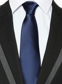 img 1 attached to Timeless Elegance Meets Comfort: Wehug Necktie Jacquard Classic Style030