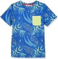 👕 awesome youth boys slub-knit short sleeve printed jersey tee with pocket - enhanced seo logo