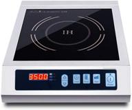 efficient lkzaiy 3500w induction cooktop: portable commercial stove with digital display & touch button – perfect for countertop cooking (single burner) логотип