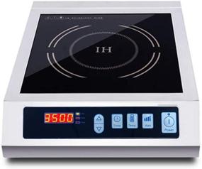 img 4 attached to Efficient LKZAIY 3500W Induction Cooktop: Portable Commercial Stove with Digital Display & Touch Button – Perfect for Countertop Cooking (Single Burner)