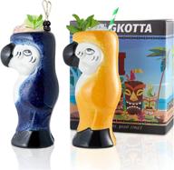 🍹 experience tropical bliss with sun gkotta tiki mugs cocktail: a perfect summer drinkware! logo