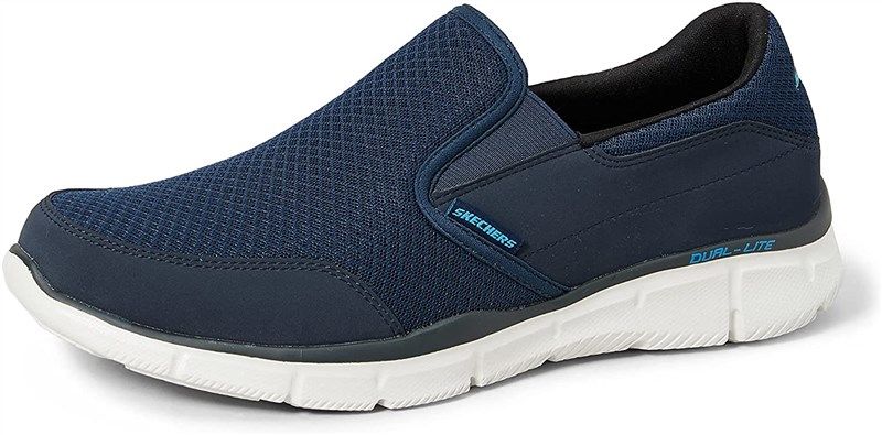 skechers equalizer persistent slip sneaker logo