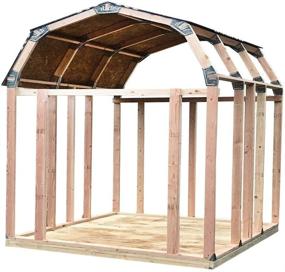 img 4 attached to 🏗️ Effortless Assembly: Instant Framer Kit Barn Style Shed Kit – Build Your Dream Shed in Minutes!