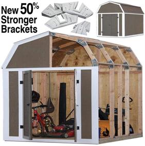 img 1 attached to 🏗️ Effortless Assembly: Instant Framer Kit Barn Style Shed Kit – Build Your Dream Shed in Minutes!