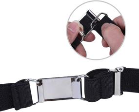 img 2 attached to 👶 Subeltie Toddler Boy Kids Belt - Adjustable Belt with Easy Clasp Silver Square Buckle for Toddlers Boys Girls: A Stylish & Practical Accessory