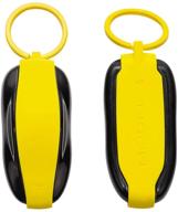 🔑 weilaiqiche key fob remote cover case holder protector compatible with tesla model 3 (yellow): high-quality shield for optimum protection logo