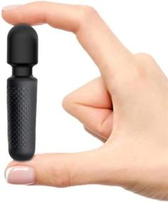 img 4 attached to 🔋 Cordless Handheld Mini Massager - Powerful Personal Massager for Muscle Tension and Pain Relief - Waterproof Silicone, Ergonomic Design - Ultra-Quiet Operation