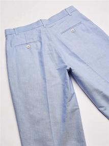 img 1 attached to 👖 Tommy Hilfiger Boys' Dress Pant with Flat-Front, Straight Leg Fit, Zip Fly, Belt Loops, Side & Back Pockets