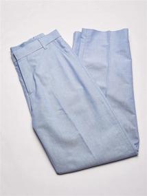 img 2 attached to 👖 Tommy Hilfiger Boys' Dress Pant with Flat-Front, Straight Leg Fit, Zip Fly, Belt Loops, Side & Back Pockets