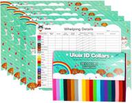 🐶 manage your puppies with uiuix 20 whelping collars & 5 record keeping charts logo