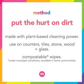 img 1 attached to 🍋 Method All-Purpose Cleaning Wipes, Lime+ Sea Salt: 6-Pack Value, 30 Count, Varying Packaging