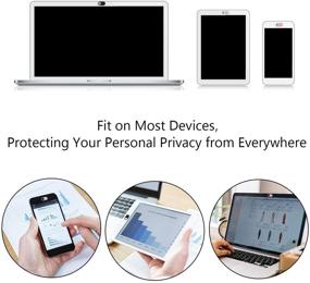 img 1 attached to Protect Your Privacy with Elimoons Ultra-Thin Webcam Cover Slide Metal Laptop Camera Cover Sticker