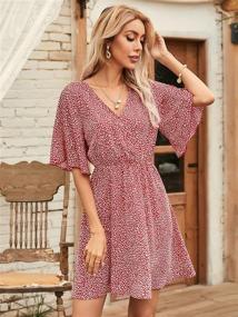 img 2 attached to 👗 Summer Women's Clothing and Dresses - Romwe Womens Short Sleeve Collection