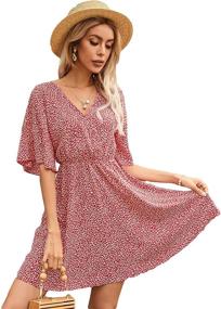 img 4 attached to 👗 Summer Women's Clothing and Dresses - Romwe Womens Short Sleeve Collection