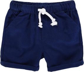 img 1 attached to 🚜 Cartoon Excavator Cotton Shorts Set: Boys' Clothing Sets in Vibrant Style