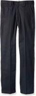 👖 dickies boys' big slim taper flex pant: stylish & comfortable bottoms for boys logo