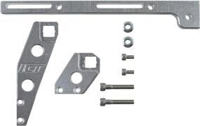 img 4 attached to 🔧 Регулируемый кронштейн для дроссельного провода ICT Billet LS1 для планки 102 мм из листового металла - Алюминий, сделано в США 551446