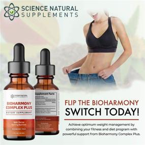 img 2 attached to Science Natural Supplements: BioHarmony Complex Plus - Жидкие питательные капли для женщин - 👩 120 порций (2 жидкие унции) - Подходит для диеты кето и низкого содержания углеводов - Сделано в США