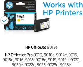 img 3 attached to 🖨️ HP 962 Yellow Ink Cartridge for HP OfficeJet 9010 & Pro 9010/9020 Series - Instant Ink Eligible (3HZ98AN)