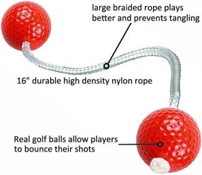 img 1 attached to 🎳 Sunfung Ladder Toss Ball Replacement: Premium Ladder Balls Bolos Bolas