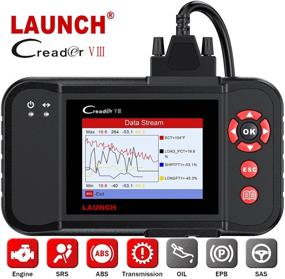 img 4 attached to 🚀 Enhanced Version LAUNCH Creader VIII OBD2 Scanner: Integrated ENG&ABS&SRS Car Diagnostic Tool with EPB, SAS & Oil Reset; Lifetime Free Update for All OBDII Protocol Vehicles Since 1996
